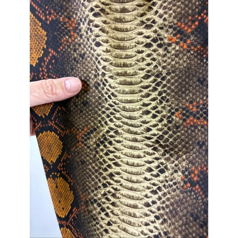 SKIMS NWT Swim Sarong in Desert Snake Print Size XS